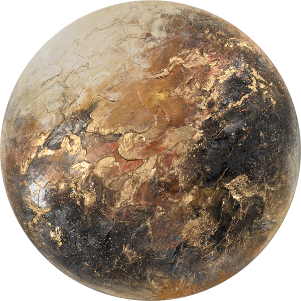 Akryylimaalaus planeetan muodossa – "Venus" Moderni canvas taulu ja abstrakti taide