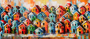 Künstlerische Acrylmalerei Struktur Deko