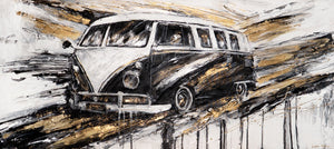 Künstlerische Acrylmalerei Struktur Deko