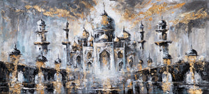 Künstlerische Acrylmalerei Struktur Deko