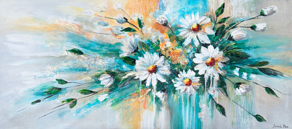 Künstlerische Acrylmalerei Struktur Deko