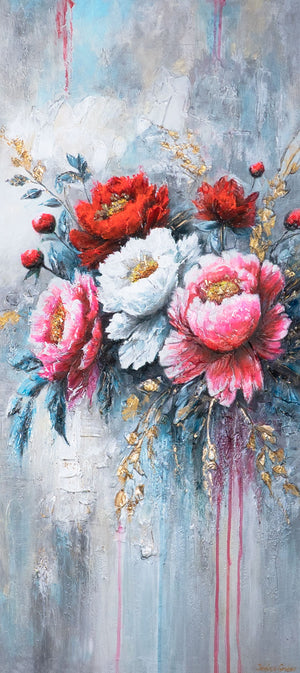 Künstlerische Acrylmalerei Struktur Deko