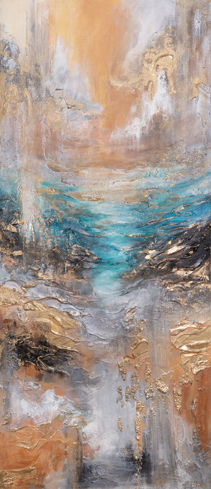 Künstlerische Acrylmalerei Struktur Deko