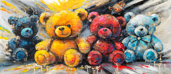 Künstlerische Acrylmalerei Struktur Deko