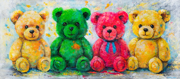 Künstlerische Acrylmalerei Struktur Deko