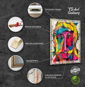 Handgemaltes Acrylbild 