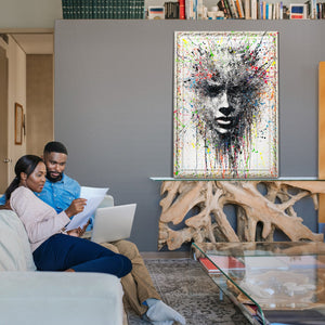 Modernit Abstraktit Maalaukset Kehyksellä – Seinän Taidekoriste „Eteerinen Kuva“ – abstrakti taide taulut kotiin