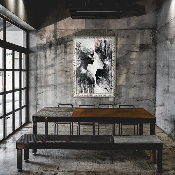 Moderne kunst - Handgemalte Bilder auf Leinwand für Wohnzimmer