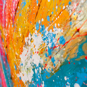 Expressionistische Kunst auf Leinwand