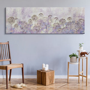 Blumen Bilder Gemalt "Frühlingsanfang" Acrylgemälde mit Rahmen