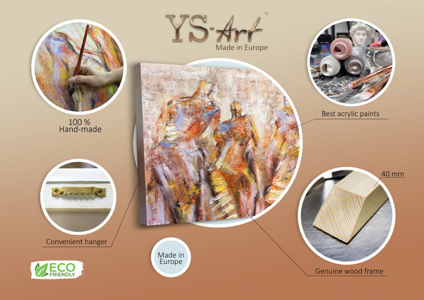 Moderne Wanddeko handgemalt