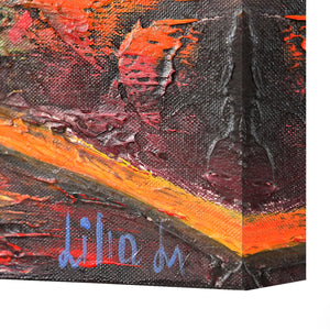 Maalaus maisema "Brandenburgin Portti" kehyksillä moderni taide isot maisemataulut