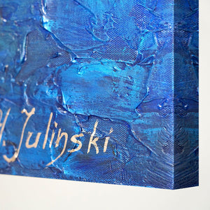 Abstrakti Taide maalaus kankaalle "Marine" –  maalaukset taulut