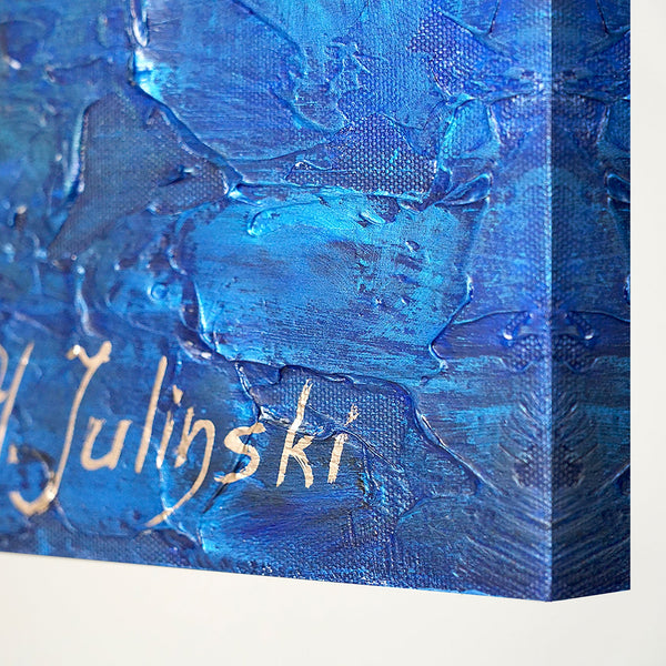 Abstrakti Taide maalaus kankaalle "Marine" –  maalaukset taulut