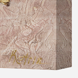 Tyylikäs Akryyli maalaus Kukka-aiheella "Malva"