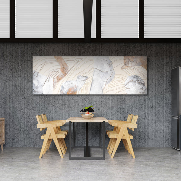 Abstrakti taulu akryylillä kankaalle "Sinfonia"