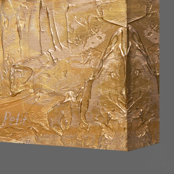 Abstraktit Akryylimaalaukset Kultakorostuksilla – Moderni canvas taulu, abstrakti taulu