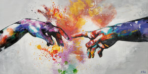 Handgemaltes Leinwandbild modern