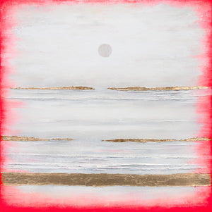 Minimalistinen Taide Akryylivärit Maalaus abstrakti taulu "Unelma" 100x100cm