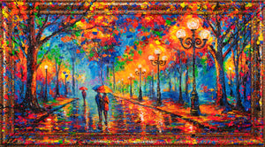 Abstrakte Kunst mit Emotion und Farbe