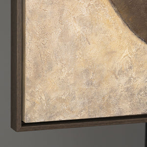 Abstrakte Kunst mit Tiefe und Bewegung