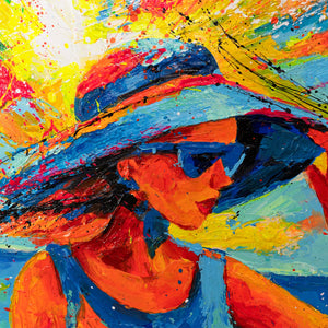 Acrylmalerei Figurativ Sommerfarben