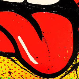 Acrylmalerei Pop Art Stil