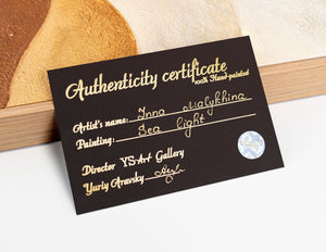 Käsinmaalattu Abstrakti Taulu „Puun Hengitys” – Akryylimaalaus Kehyksellä