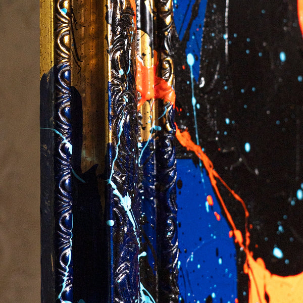 Handgemalte Acrylkunst Mit Struktur