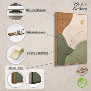 Handgemalte Strukturmalerei Modern