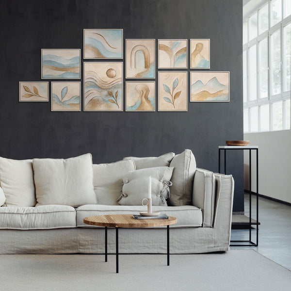 moderne-bilder-wohnzimmer-11-teiliges-set-einrichtungsbeispiel-graue-wand