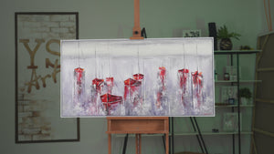 Maisema Maalata Akryyli Käsinmaalattu "Hiljainen Satama"