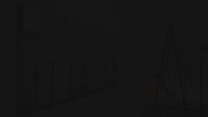 Abstraktit käsinmaalatut akryylimaalaukset mustalla kehyksellä – Ihmiset kaupungissa sateenvarjojen kanssa