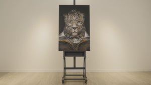 Moderni Taide Kuvat eläin taulut "Temperamentti" 120x80cm