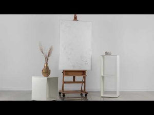 Wandbilder Wohnzimmer Handgemalte Abstrakte Bilder"Weiße Symphonie"