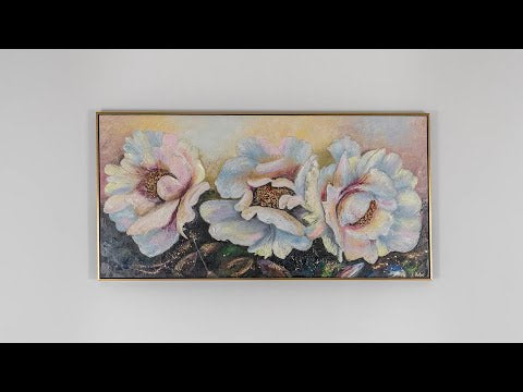 Blumen Gemälde für Ihr Zuhause "Pfingstrosen"