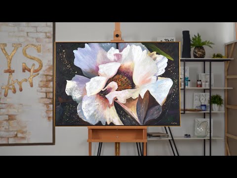 Blumen Gemälde für Ihre Wände "Pfingstrosen II"