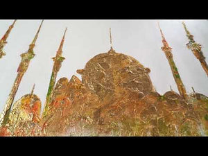 Islamichne moderne leinwandbilder handgemalt "Moschee"