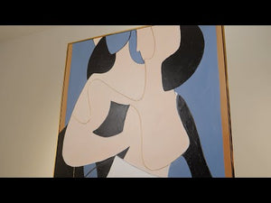 Abstrakte Acrylmalerei Handgemalt