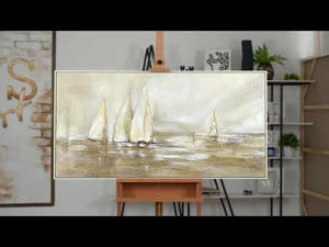 Handgemalte Bilder Moderne Struktur Kunst "Sonnenblendung"