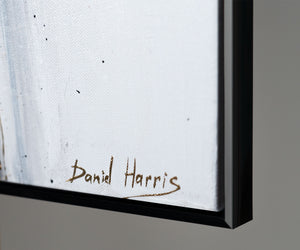 Signatur des Künstlers Acrylbild handgemalt auf Leinwand